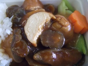 素食機内食 中華航空の素食の機内食。ダントツ。