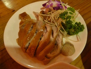 お茶風味のチキン